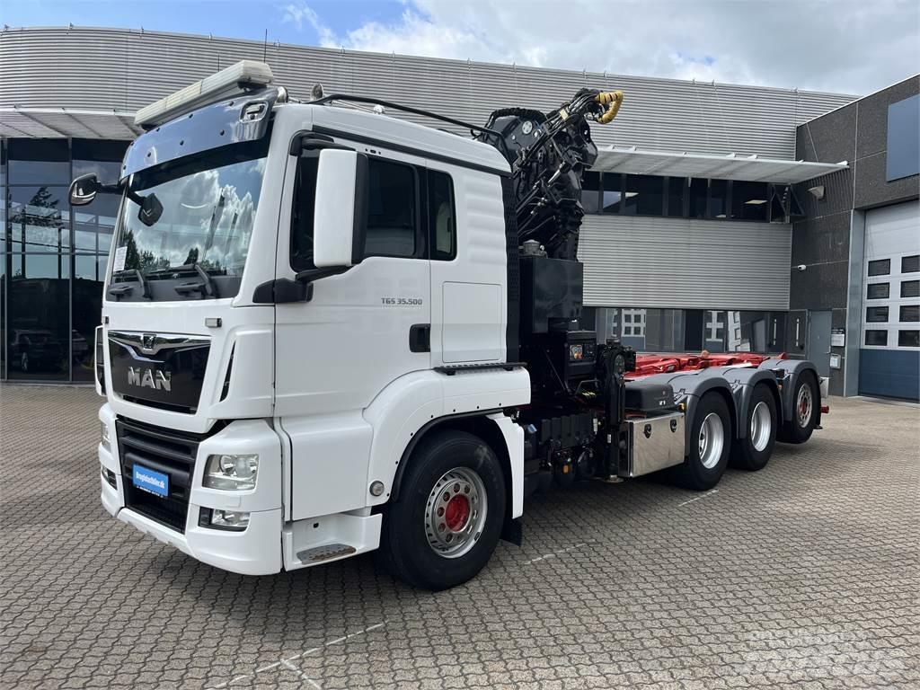 MAN TGS 35.500 8x4 Lastväxlare med kabellift
