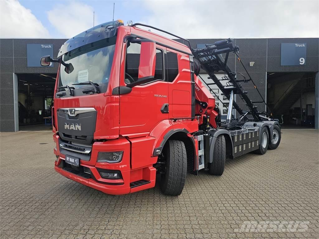 MAN TGS 35.540 8X2H-6 Lastväxlare med kabellift