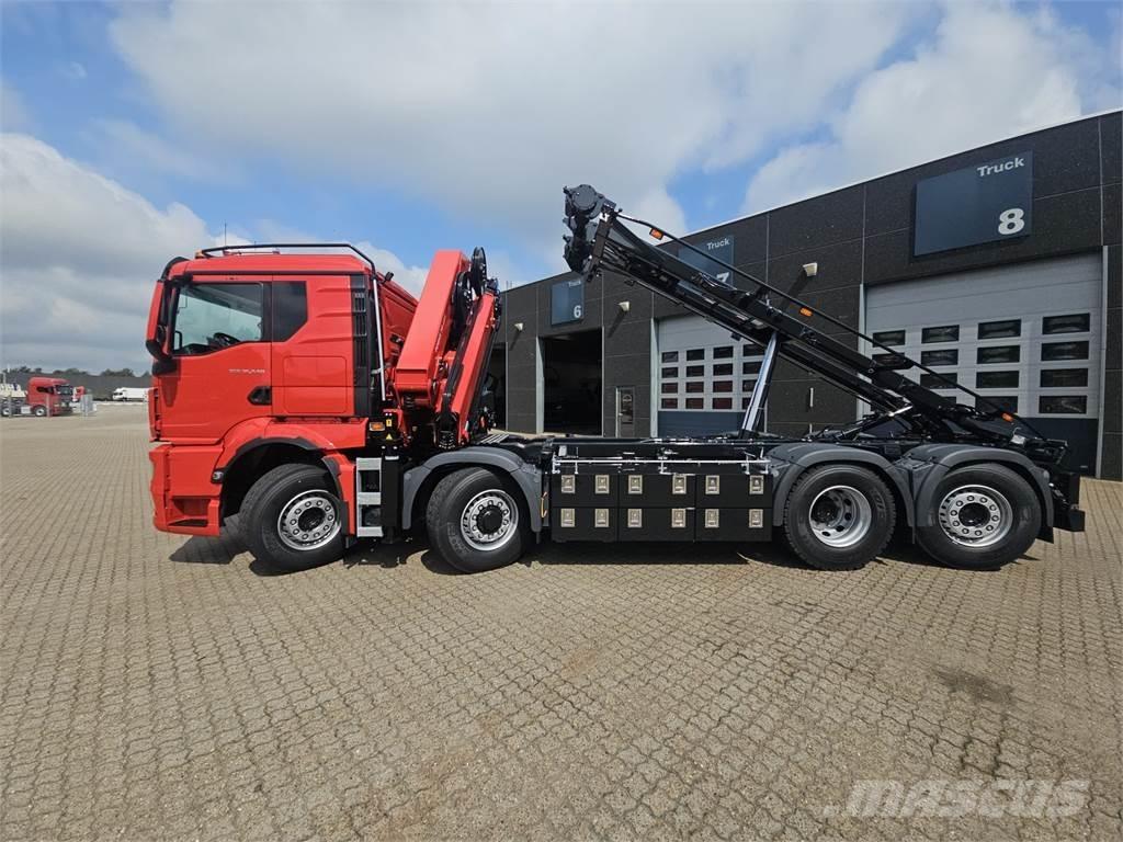 MAN TGS 35.540 8X2H-6 Lastväxlare med kabellift