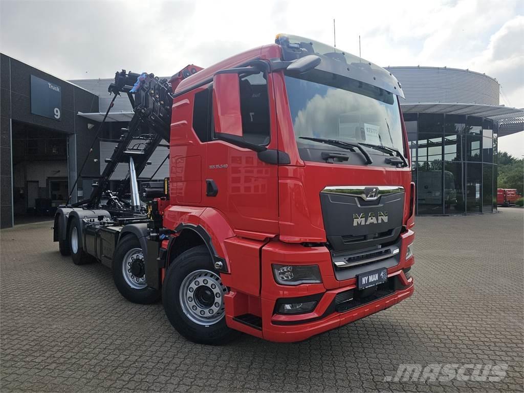 MAN TGS 35.540 8X2H-6 Lastväxlare med kabellift