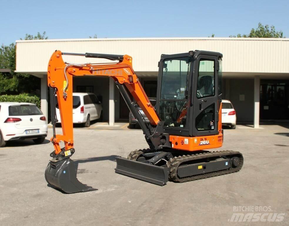 Hitachi ZX26U-6 CR Minigrävare < 7t