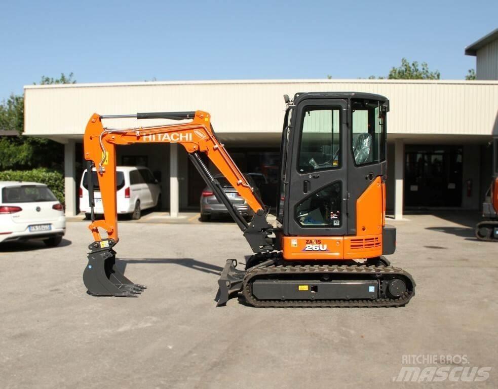Hitachi ZX26U-6 CR Minigrävare < 7t