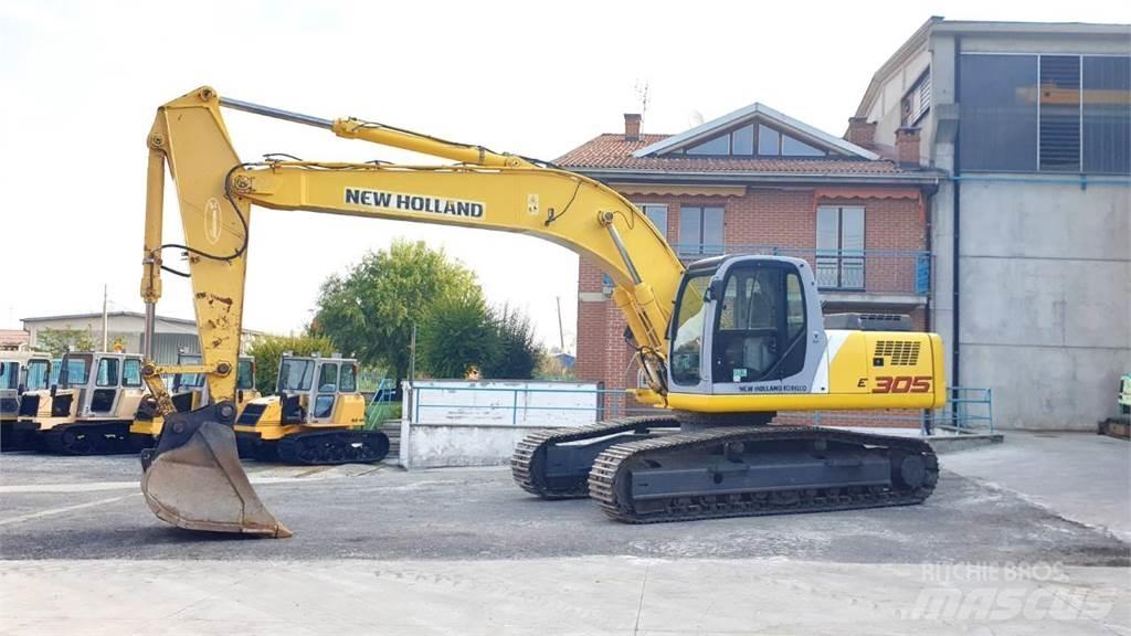 New Holland E305 Bandgrävare