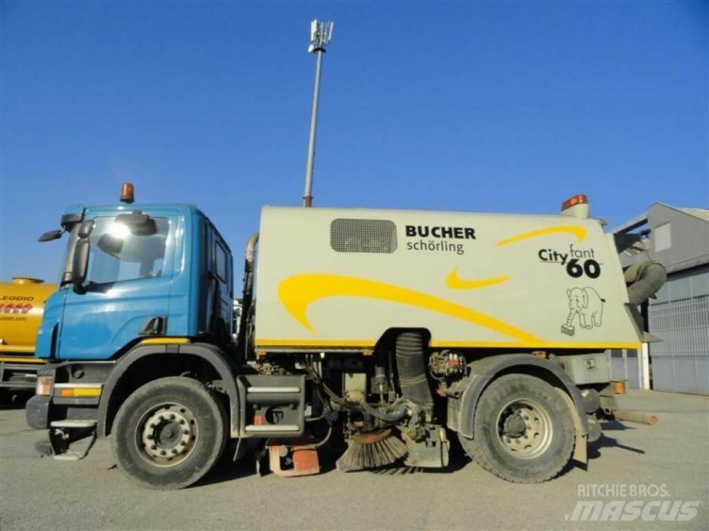 Scania P 230 Bucher Sopmaskiner