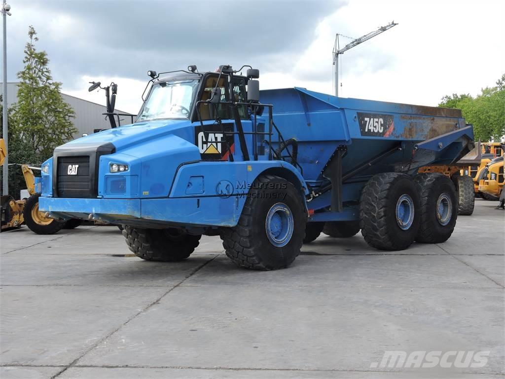 CAT 745C TAILGATE Midjestyrd dumper