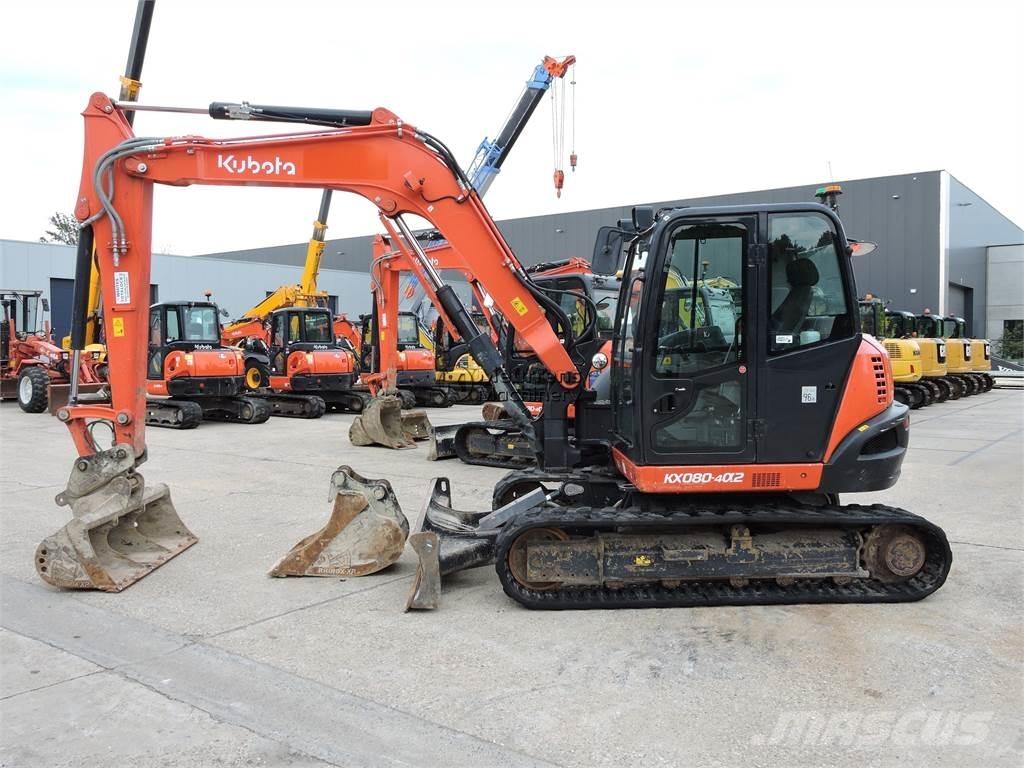 Kubota KX080-4 Entreprenad - Övrigt