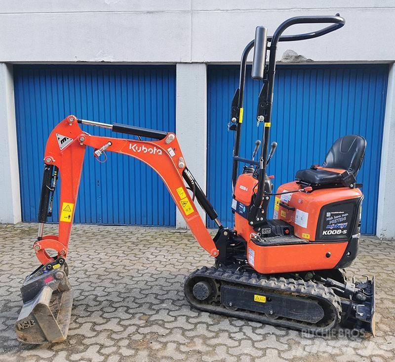 Kubota K 008-5 VHG Minigrävare < 7t