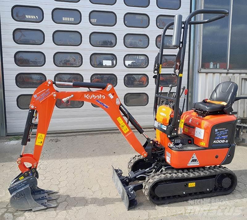 Kubota K 008-5 VHG Minigrävare < 7t