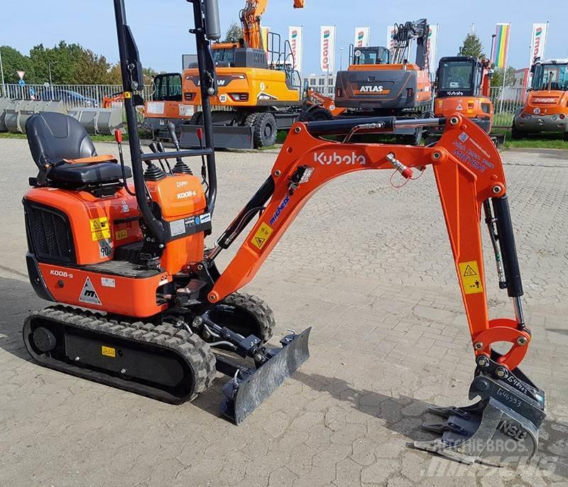 Kubota K 008-5 VHG Minigrävare < 7t