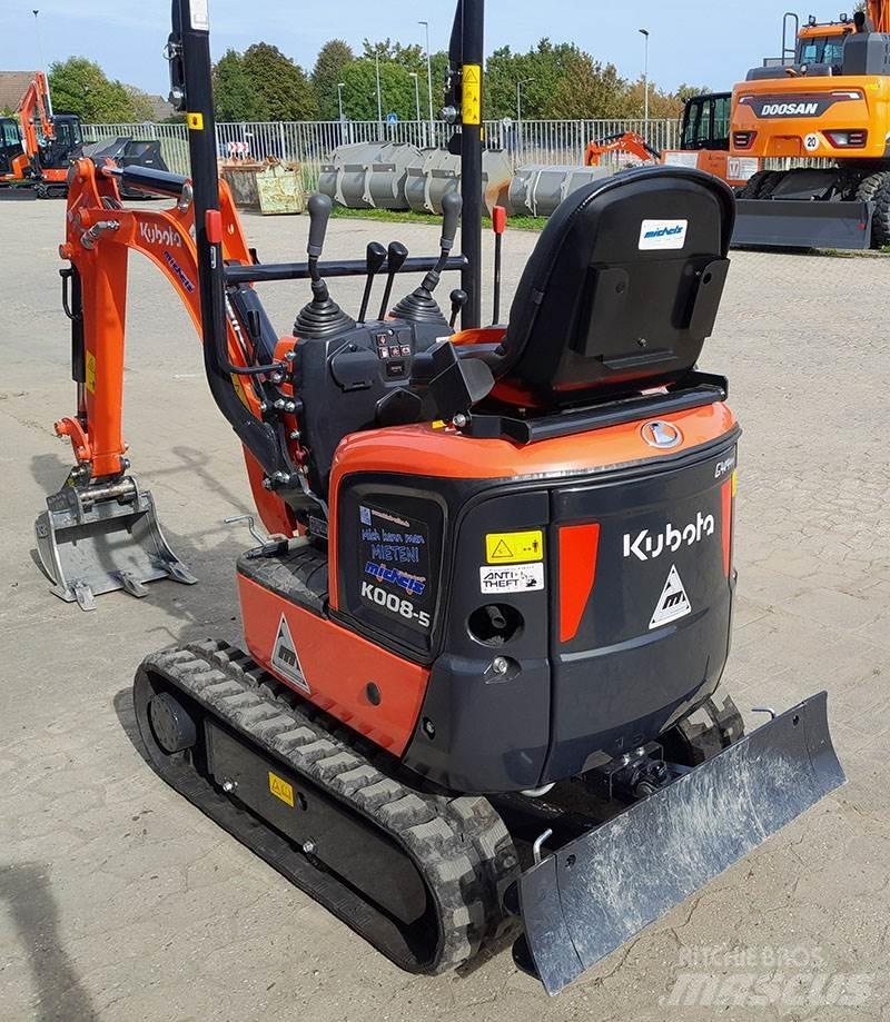 Kubota K 008-5 VHG Minigrävare < 7t