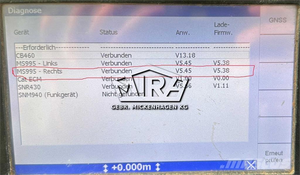 Trimble MS995 Entreprenad - Övrigt