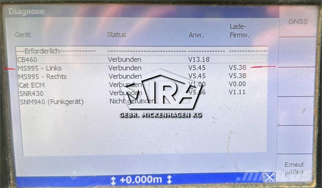 Trimble MS995 Entreprenad - Övrigt