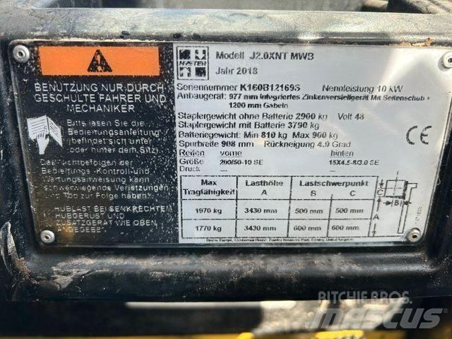 Hyster J2.0XNT MWB Elmotviktstruckar