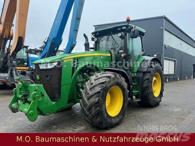 John Deere 8370 R Frontlastare och grävare