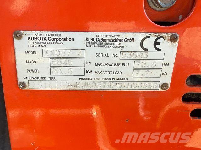 Kubota KX057-4 Minigrävare < 7t