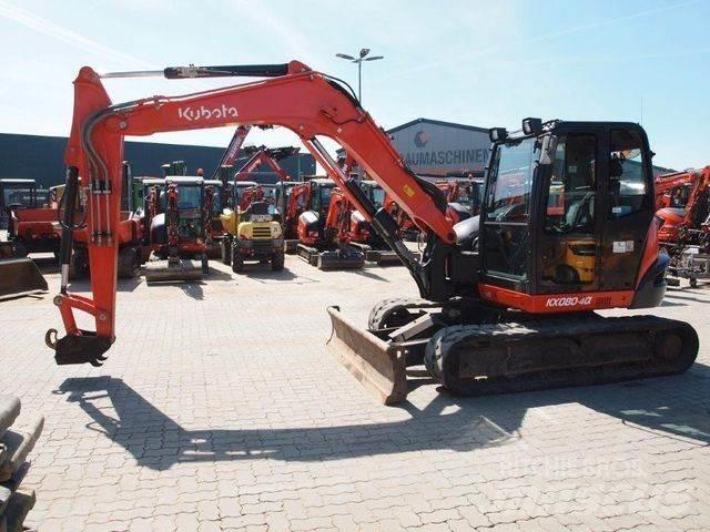 Kubota KX080-4a Minigrävare < 7t