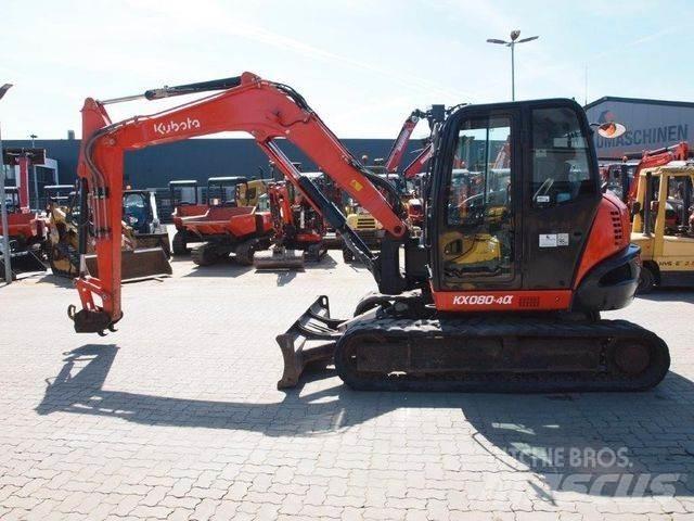 Kubota KX080-4a Minigrävare < 7t