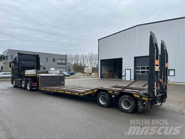 Langendorf Tiefbett Låg lastande semi trailer