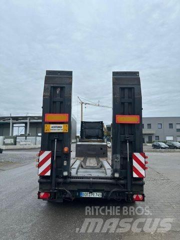 Langendorf Tiefbett Låg lastande semi trailer