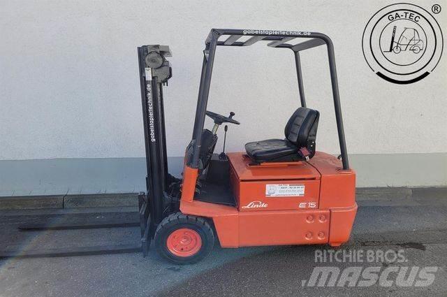 Linde E15 Elmotviktstruckar