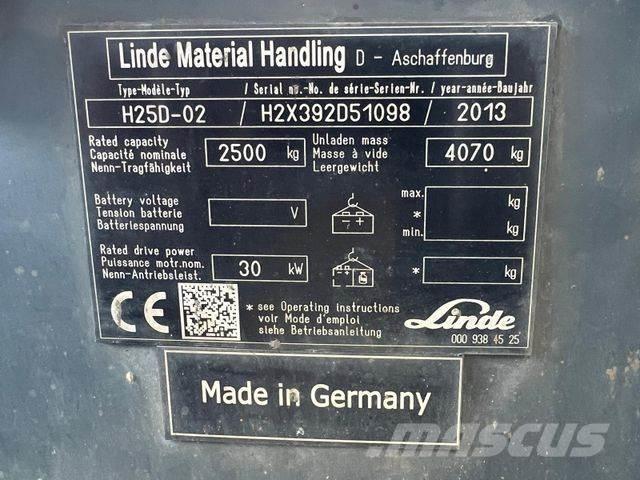 Linde H 25 Övriga motviktstruckar