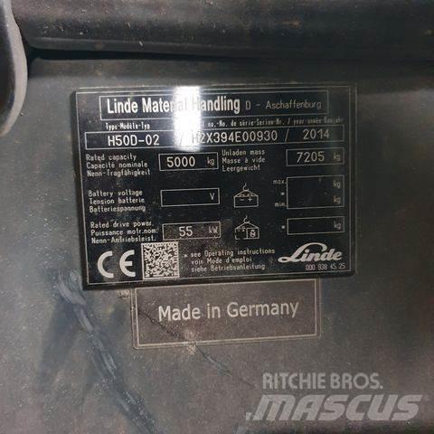 Linde H50D-02 Dieselmotviktstruckar