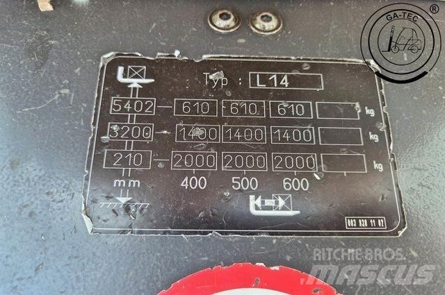 Linde L14i Plocktruck, höglyftande