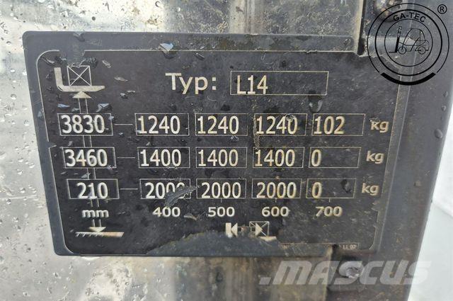 Linde L14i Plocktruck, höglyftande
