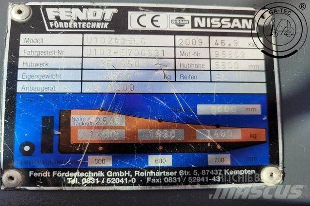 Nissan U1D2A25LQ Gasolmotviktstruckar