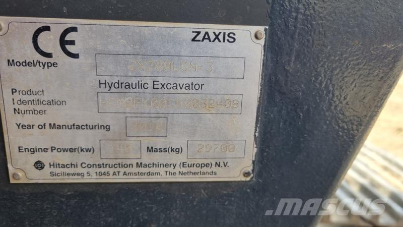 Hitachi ZX280 Bandgrävare