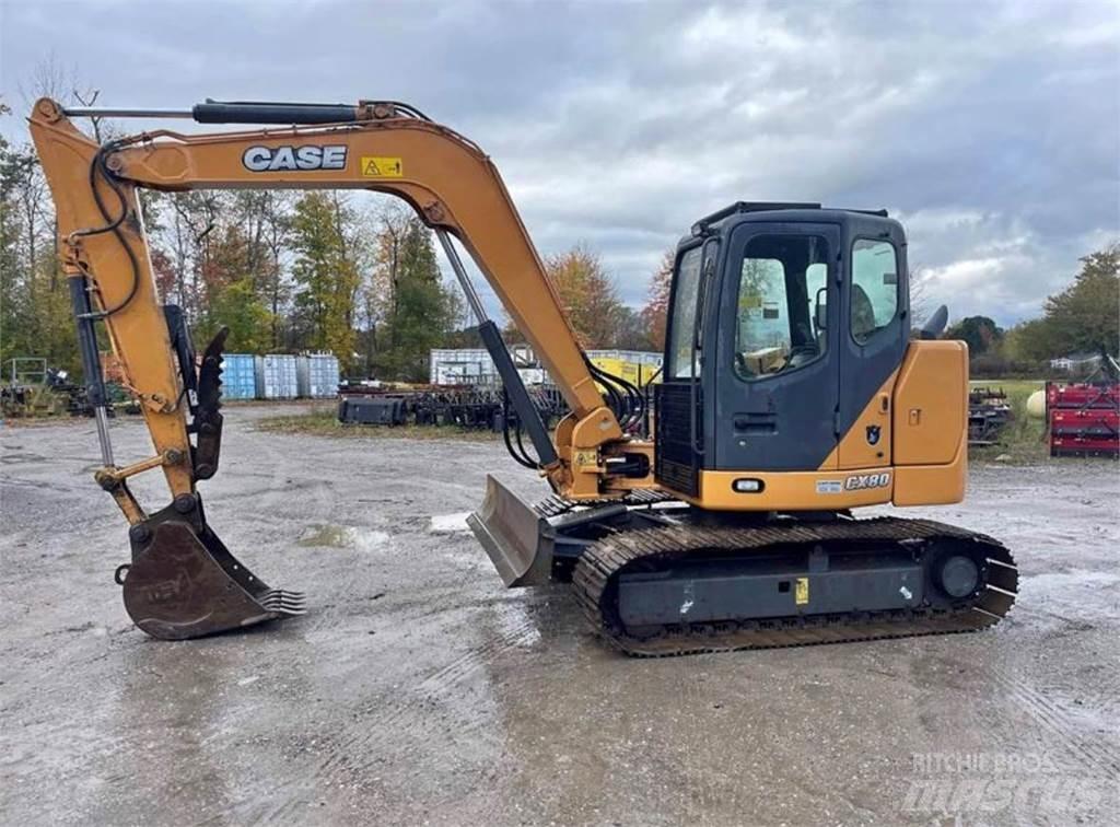 CASE CX80 Minigrävare < 7t
