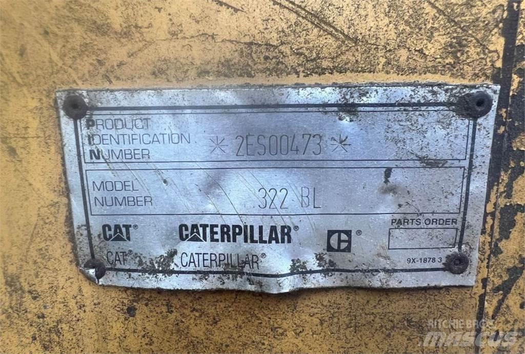 CAT 322BL Bandgrävare