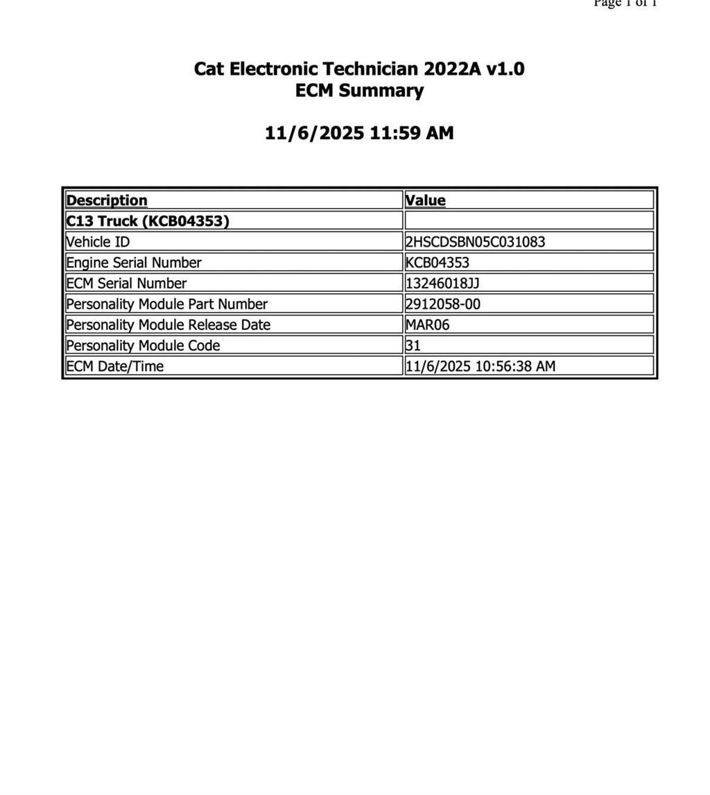 CAT C13 Elektronik