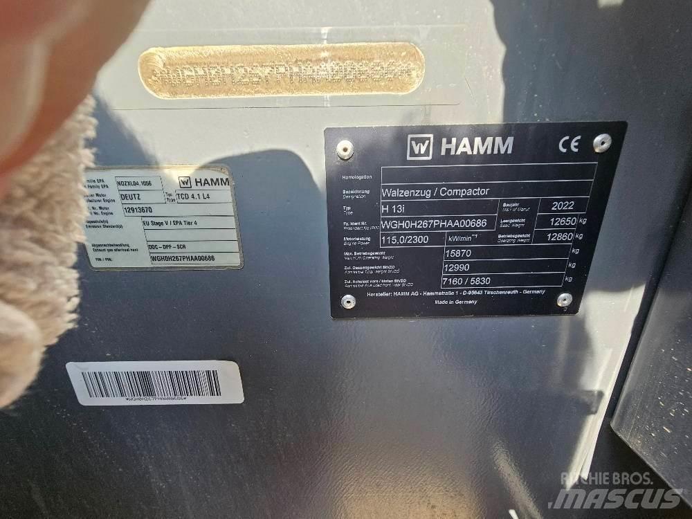 Hamm H13I Envalsvältar