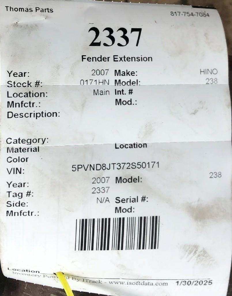 Hino 238 Transport - Övriga
