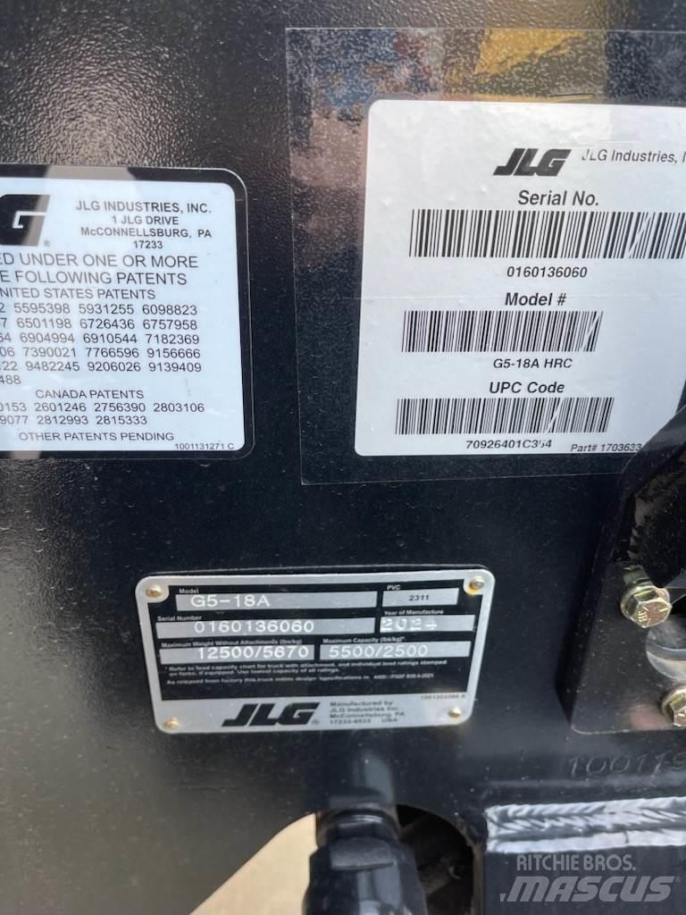 JLG G5-18A Teleskoplastare