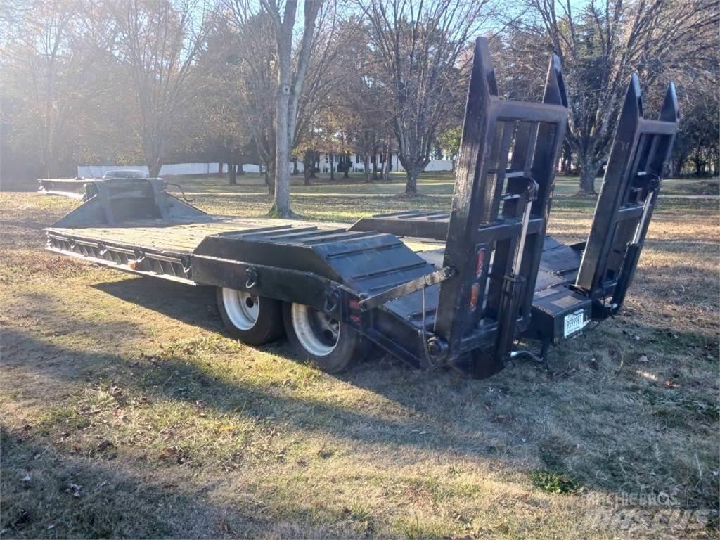  Lowboy Låg lastande semi trailer