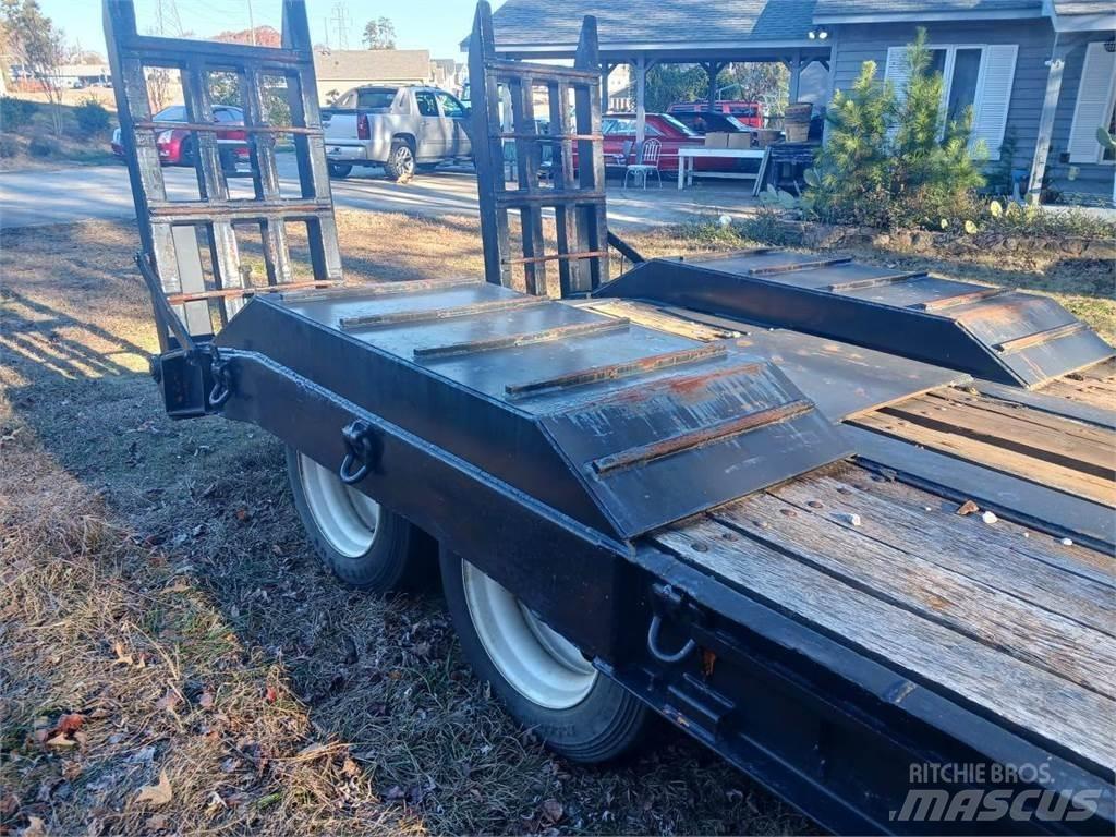  Lowboy Låg lastande semi trailer
