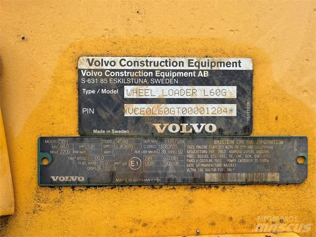 Volvo L60G Hjullastare