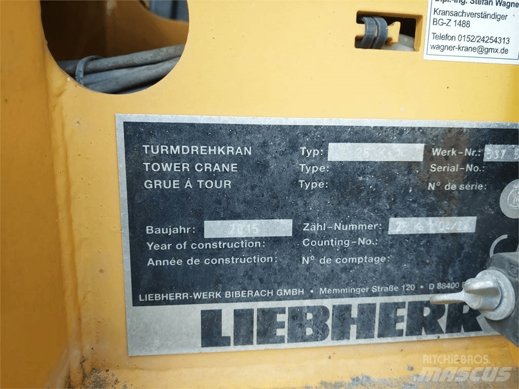 Liebherr 26K.1 Entreprenad - Övrigt