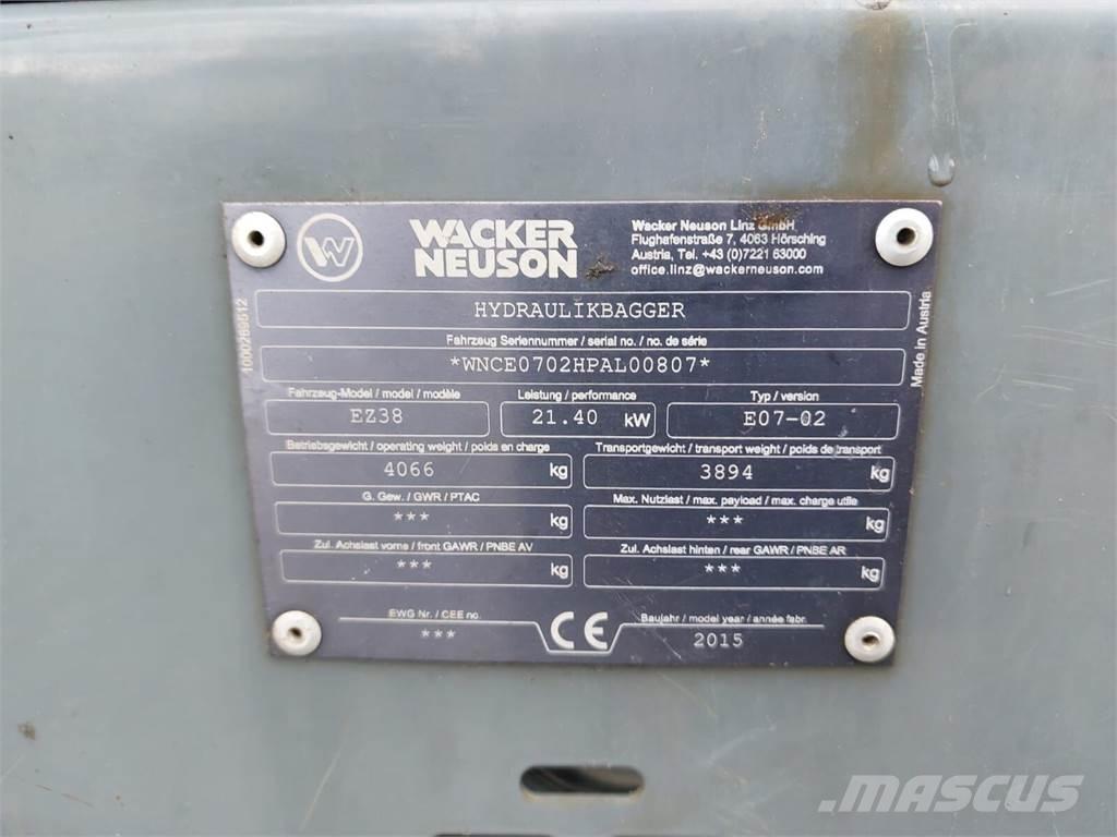 Wacker Neuson EZ38 Bandgrävare