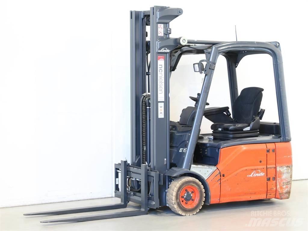 Linde E16/386-01 Elmotviktstruckar