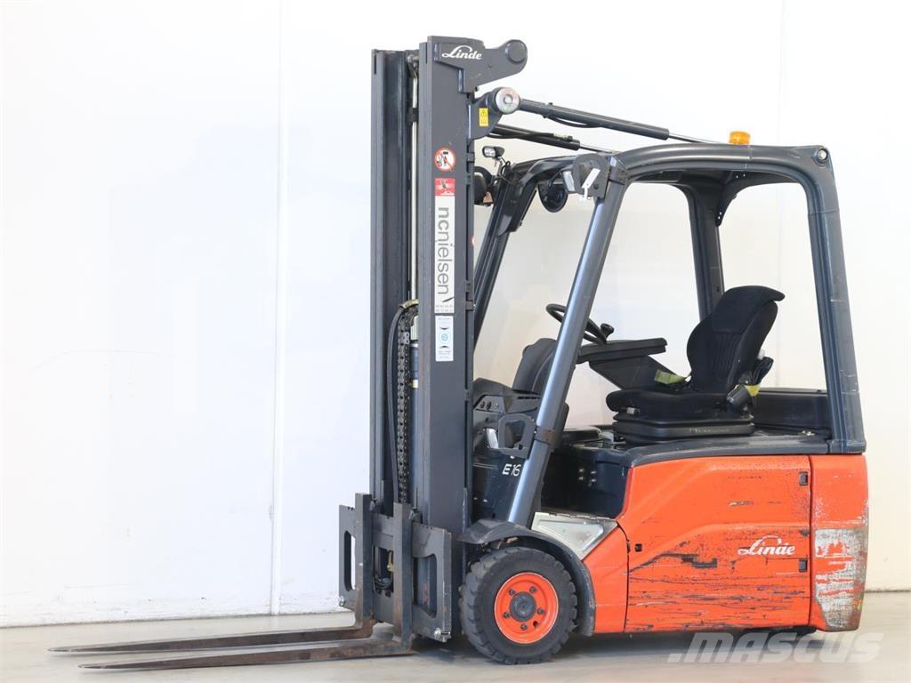 Linde E16/386-01 Elmotviktstruckar