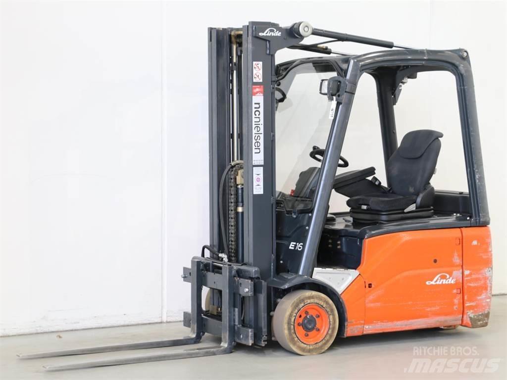Linde E16/386-01 Elmotviktstruckar