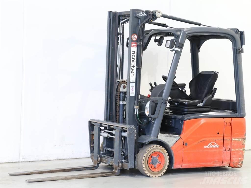 Linde E16/386-01 Elmotviktstruckar