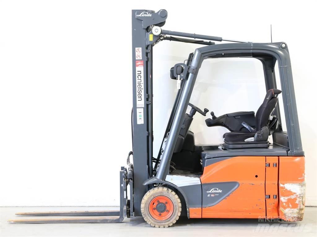 Linde E16/386-02 EVO Elmotviktstruckar