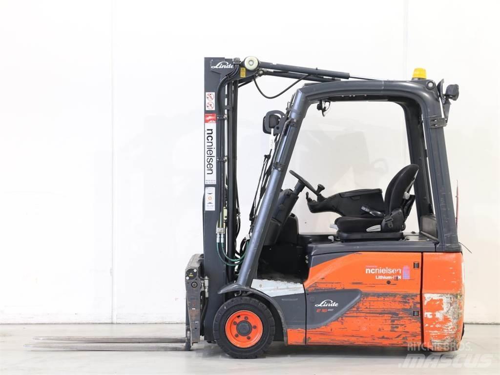 Linde E16/386-02 EVO Elmotviktstruckar