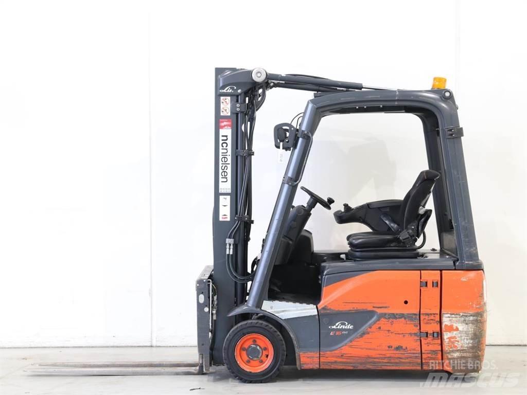 Linde E16/386-02 EVO Elmotviktstruckar