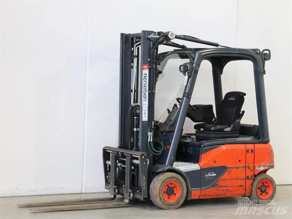 Linde E16P/386-02 Elmotviktstruckar