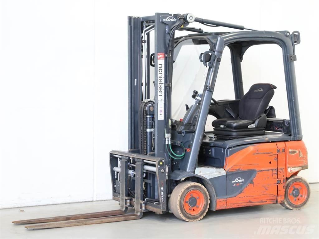 Linde E16P/386-02 Elmotviktstruckar